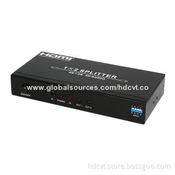 HDMI 1.4 Splitter 1 x 2, Supports 30, 36, 48-bit Per Pixel Deep Color